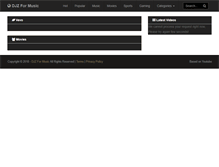 Tablet Screenshot of djz4music.com